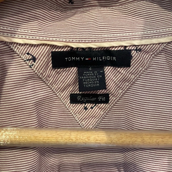 Tommy Hilfiger Nautical Print 100% Cotton Button-Up Shirt 👔 - Picture 3 of 7